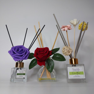 Artificial Rose Flower – Elegant Diffuser Décor