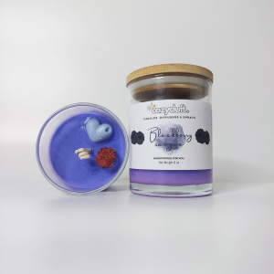 Blackberry Sangria Scented Candle - Glass Jar