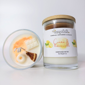 Crema di Limoncello Scented Candle - Glass Jar