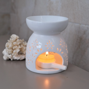 Ceramic Wax burner (With Tealight Candle Holder)